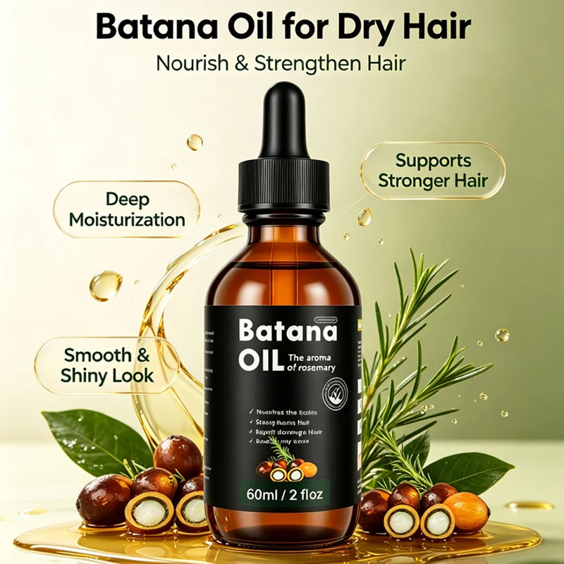 Peauti Batana & Rosemary Hair Strengthening + Scalp Nourishing Oil Set