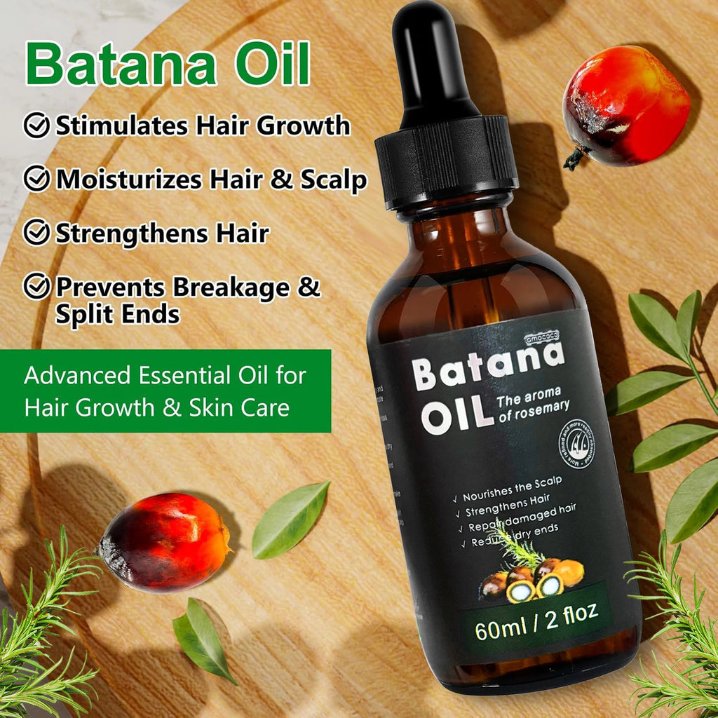 Peauti Batana & Rosemary Hair Strengthening + Scalp Nourishing Oil Set