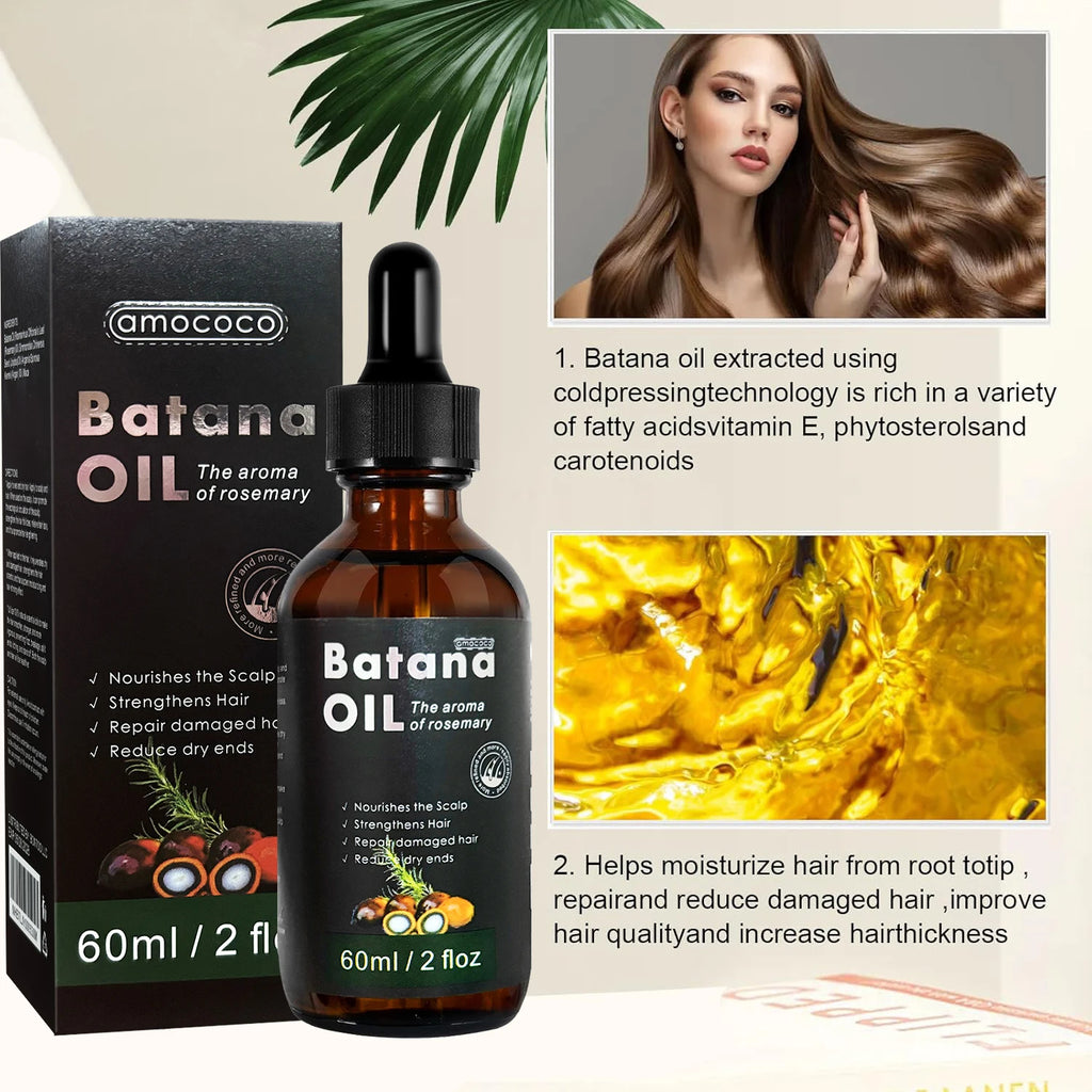 Peauti Batana & Rosemary Hair Strengthening + Scalp Nourishing Oil Set