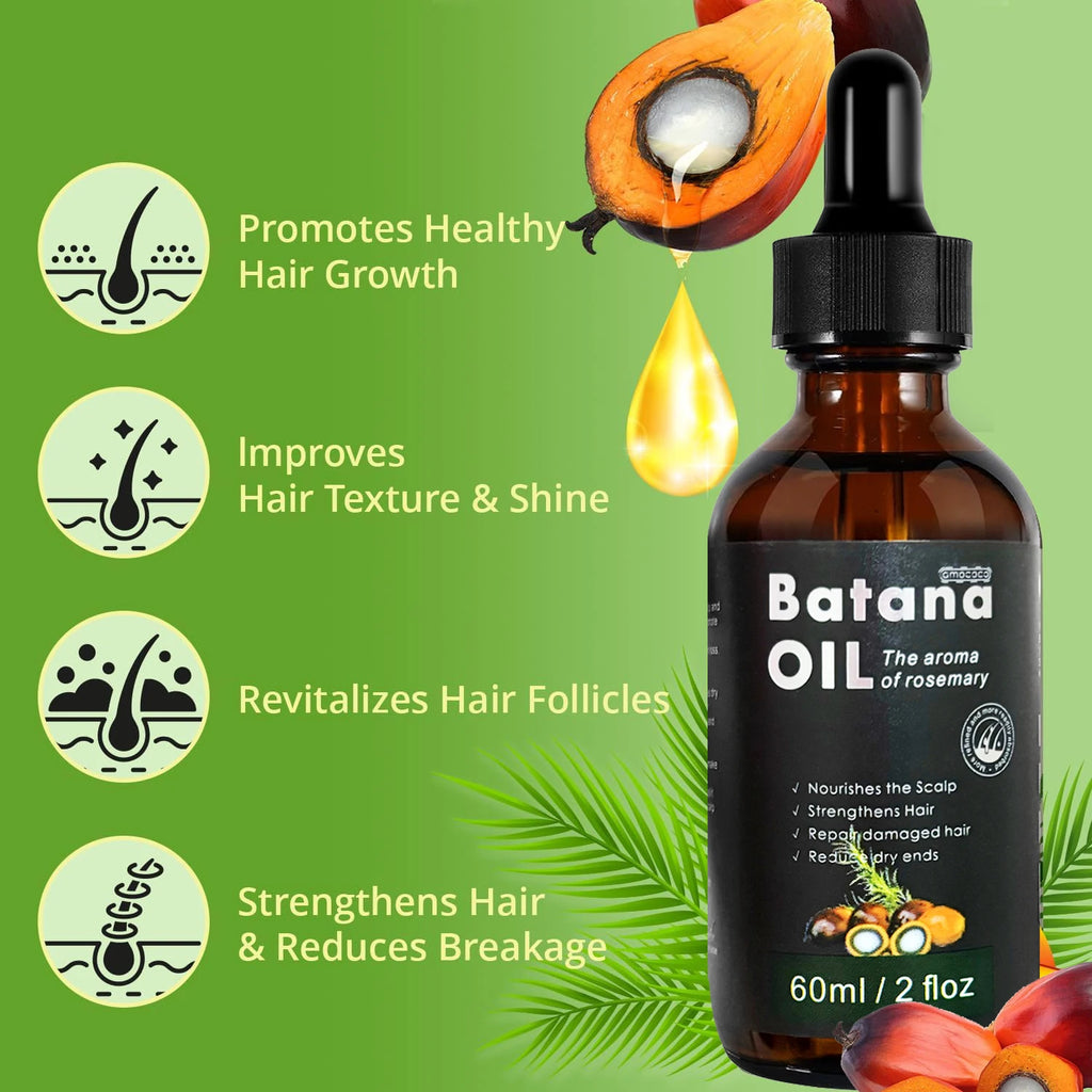 Peauti Batana & Rosemary Hair Strengthening + Scalp Nourishing Oil Set