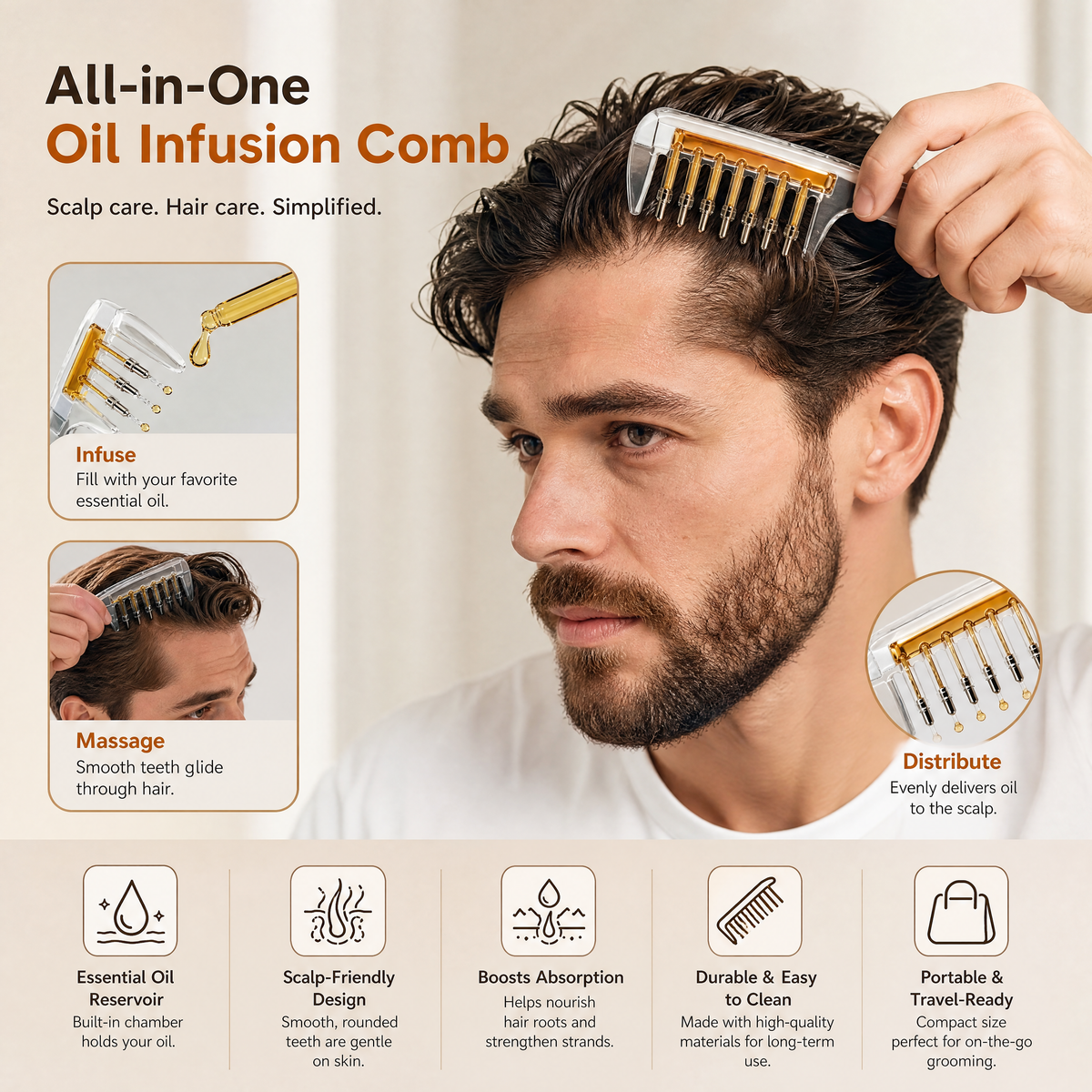Rootiva Scalp Infusion Comb